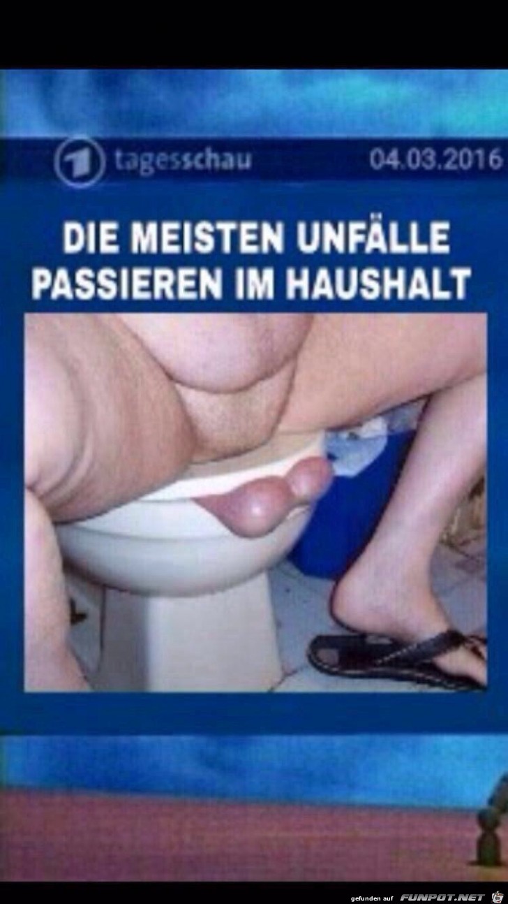 Unflle im Haushalt