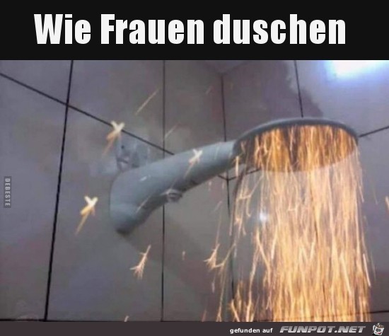 wie Frauen duschen wie Frauen duschen