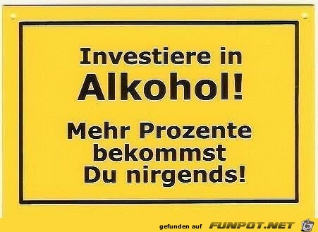 investiere in Alkohol investiere in Alkohol