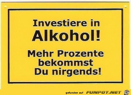 investiere in Alkohol