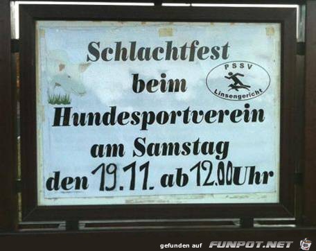 Schlachtfest Schlachtfest