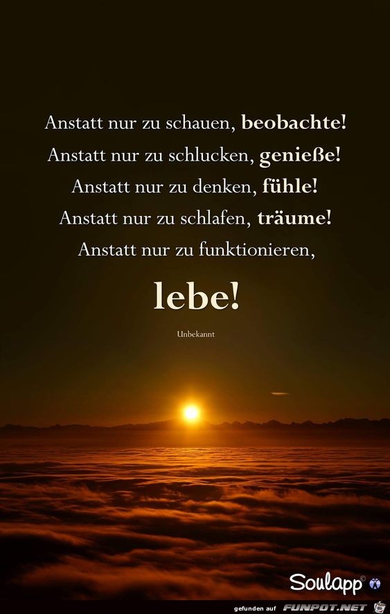 anstatt nur zu schauen anstatt nur zu schauen