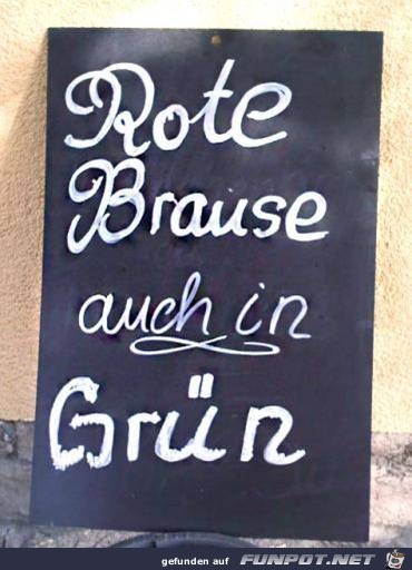 Auch in grün Auch in grün