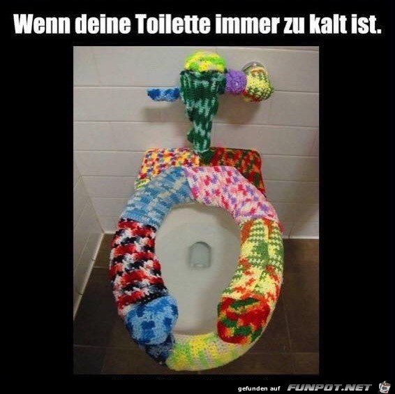 Kalt auf dem Klo Kalt auf dem Klo