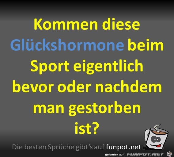 Glückshormone Glückshormone