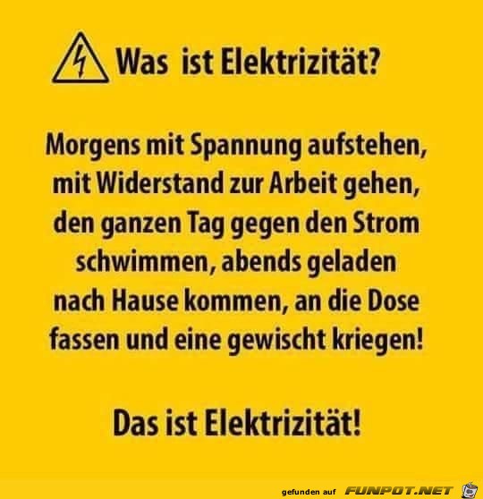 Was ist elektrizitaet Was ist elektrizitaet