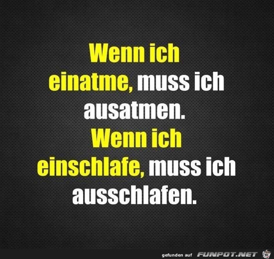 wenn ich einatme wenn ich einatme