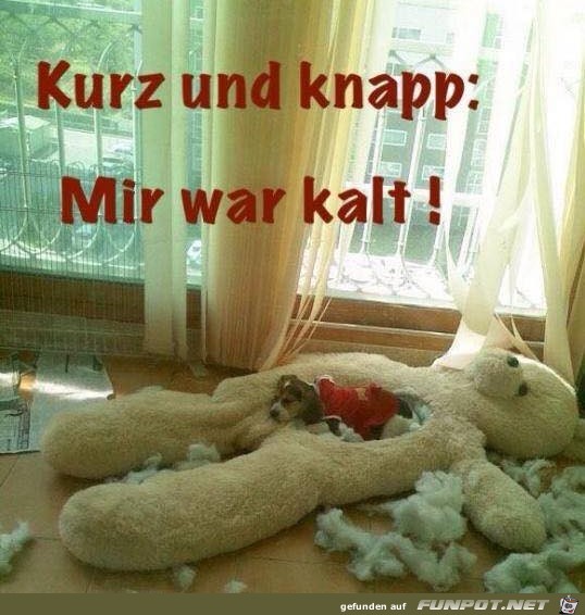 Es war kalt Es war kalt