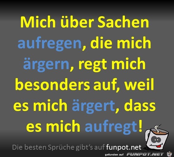 Aufregen