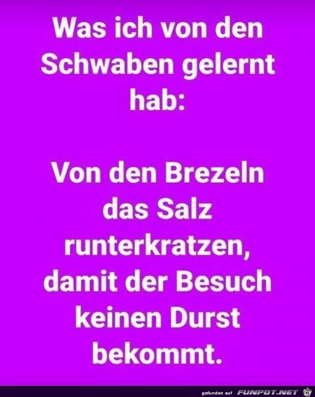 was man von Schwaben lernen kann was man von Schwaben lernen kann