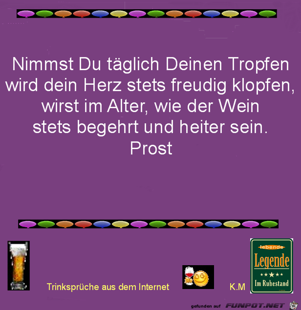 nimmst du Taeglich nimmst du Taeglich
