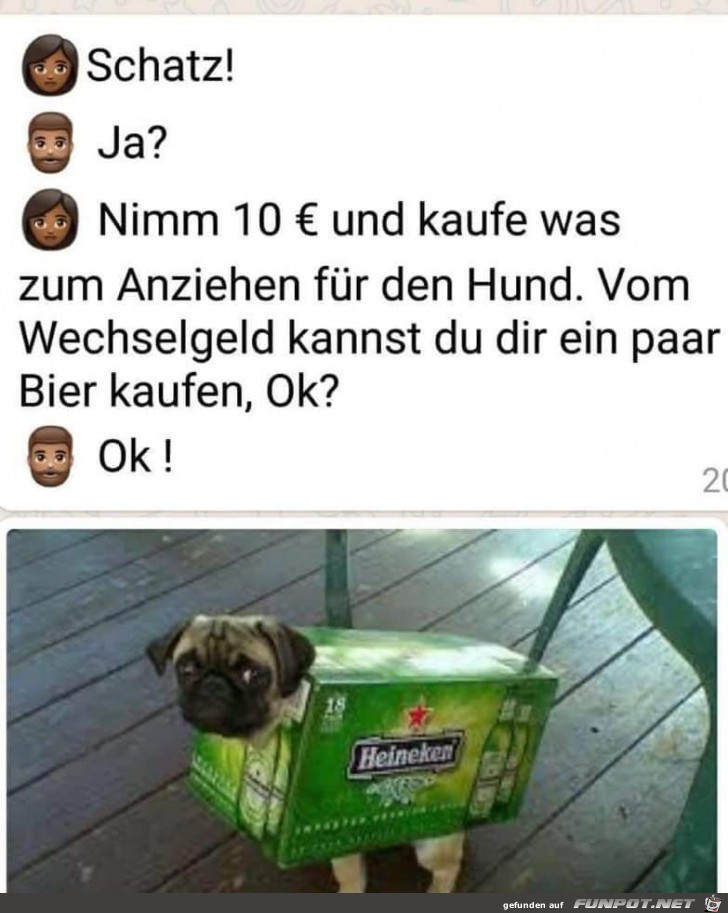 Kauf was fr den Hund