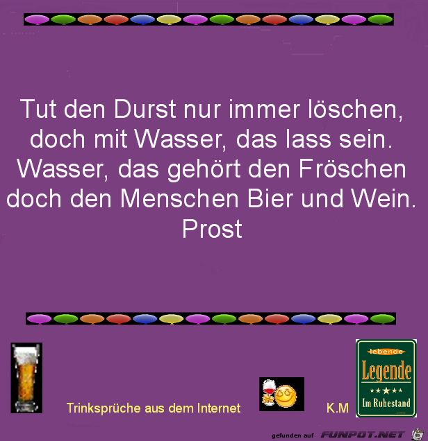 tut den Durst