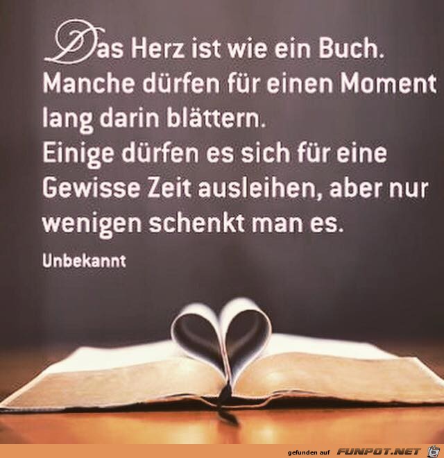 Das Herz ist wie ein Buch