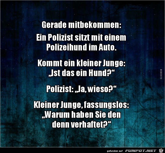 gerade mitbekommen:... gerade mitbekommen:...