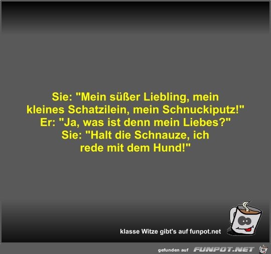 Sie: Mein ser Liebling