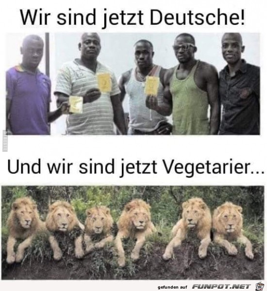 wir sind jetzt Deutsche.....