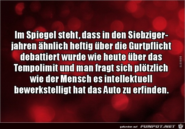 im Spiegel steht:.....