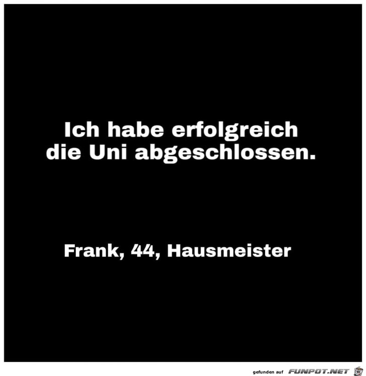 Uni erfolgreich abgeschlossen Uni erfolgreich abgeschlossen