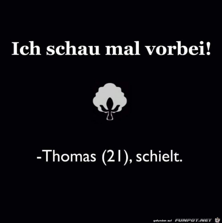 Ich schau mal vorbei Ich schau mal vorbei