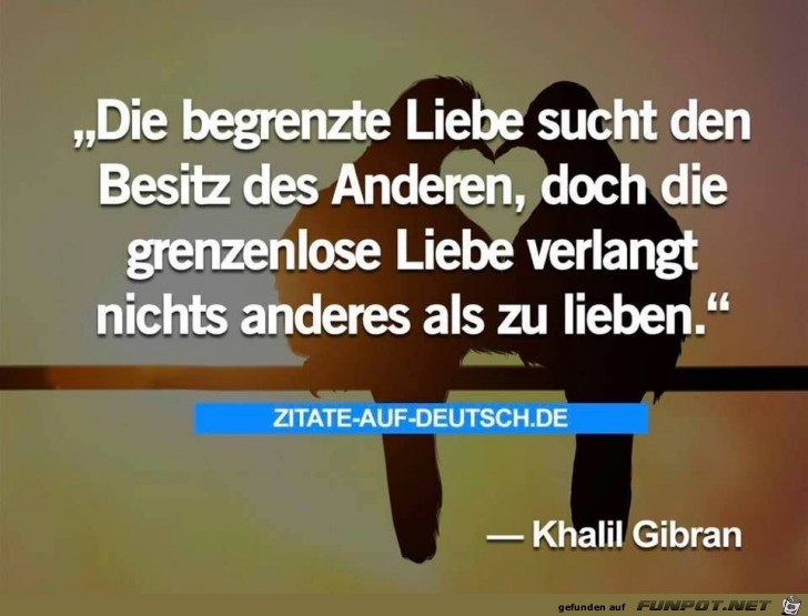 die begrenzte liebe