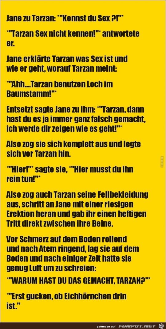 Jane zu Tarzan Jane zu Tarzan