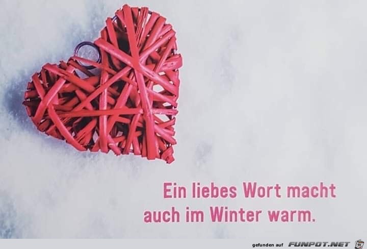 ein liebes Wort ein liebes Wort