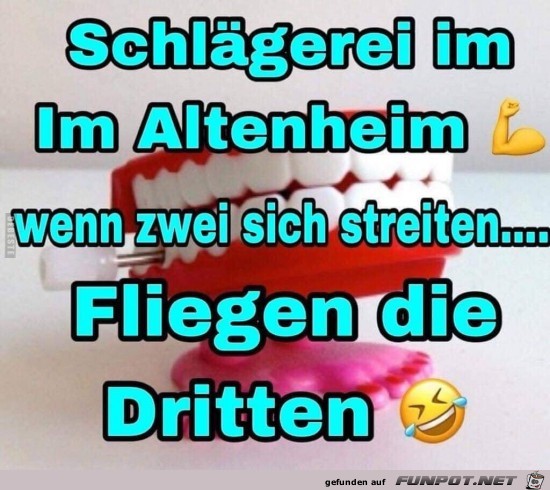 Schlgerei im Altenheim......