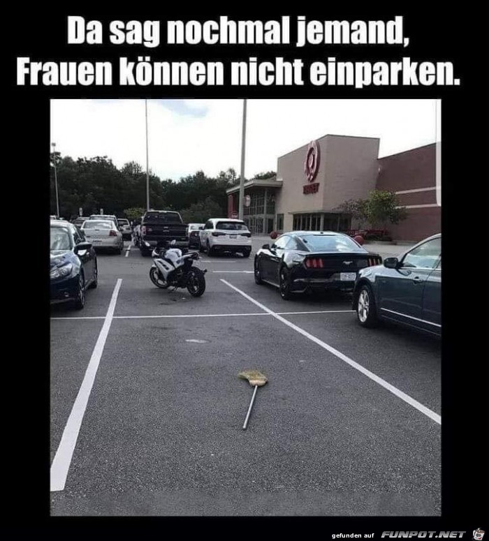 Super eingeparkt