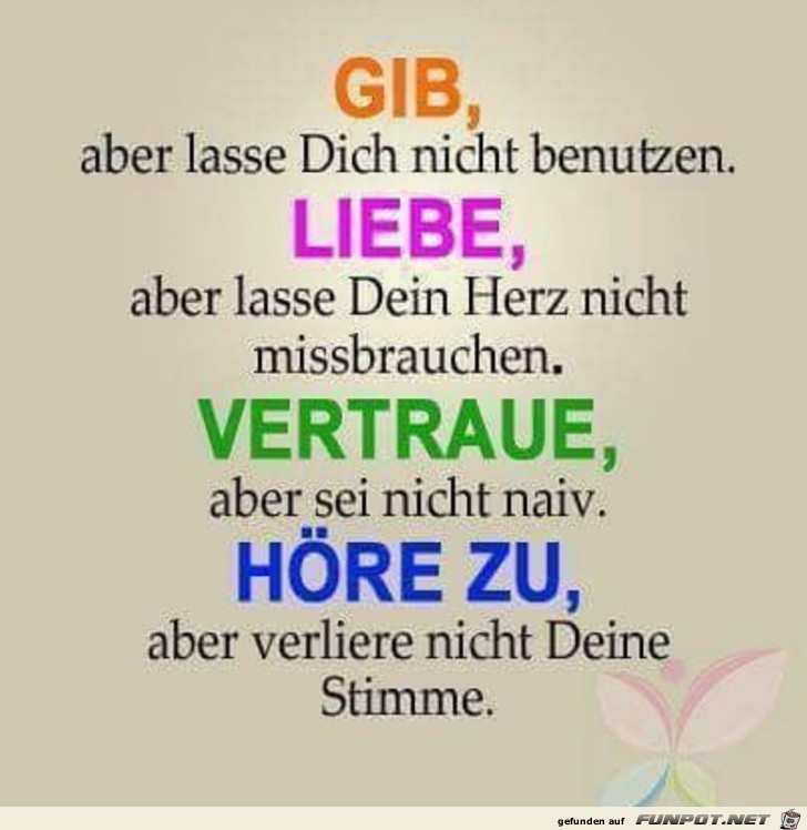 GIB ABER LASS DICH NICHT BENUTZEN GIB ABER LASS DICH NICHT BENUTZEN