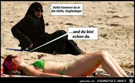 dafür kommst du in die Hölle,....... dafür kommst du in die Hölle,.......