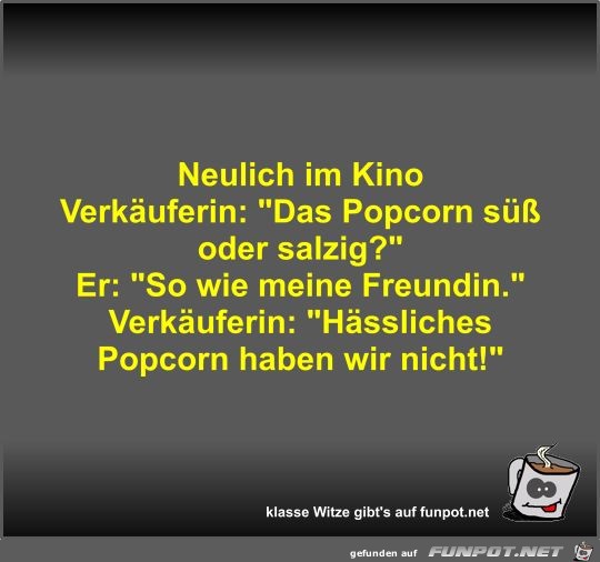 Neulich im Kino