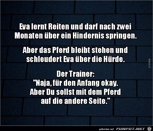 Eva lernt Reiten.... Eva lernt Reiten....