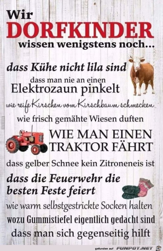 Wir Dofkinder.....