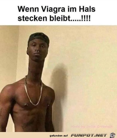 Wenn Viagra im Hals stecken bleibt Wenn Viagra im Hals stecken bleibt