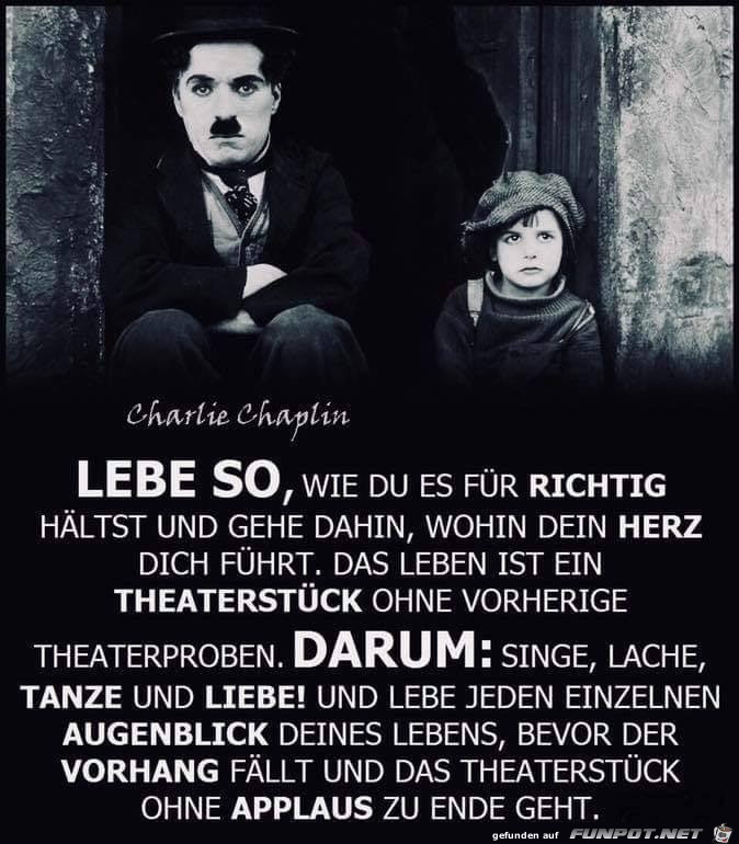 Lebe so wie du es fuer richtig haeltst Lebe so wie du es fuer richtig haeltst