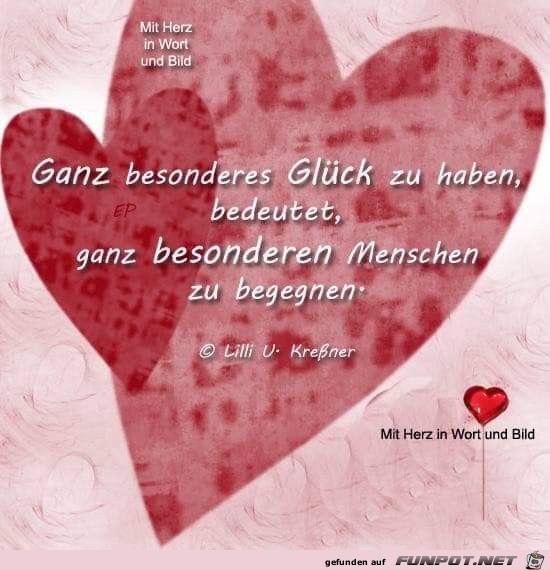 ganz besonderes glueck