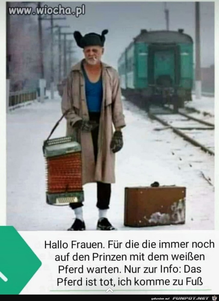 Ich komme zu Fuß Ich komme zu Fuß