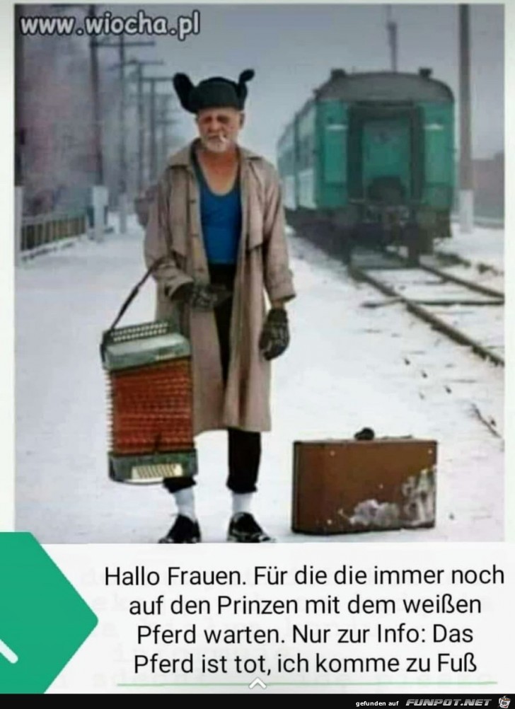 Ich komme zu Fu