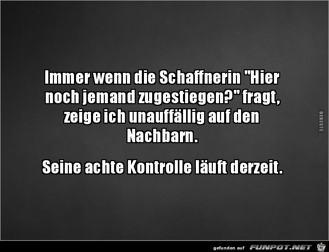 noch jemand zugestiegen?.... noch jemand zugestiegen?....