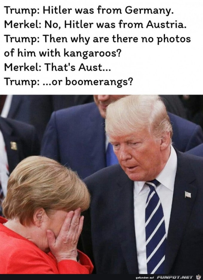 Trump und Merkel