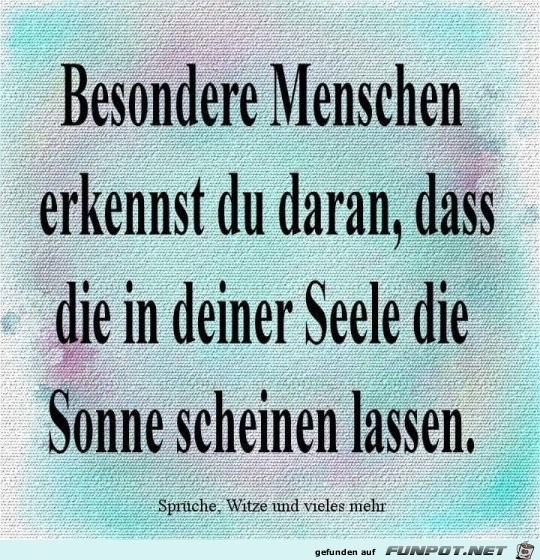 besondere Menschen