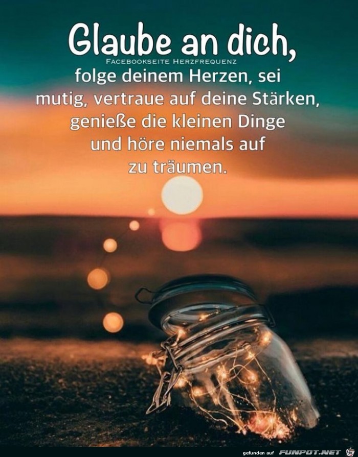 glaube an dich