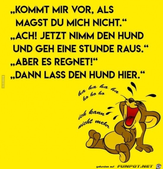 aber es regnet,.......