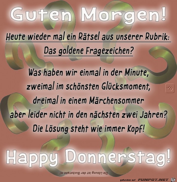 Donnerstag