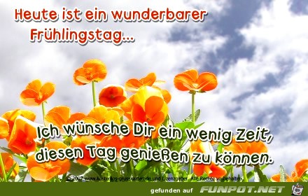 Heut ist es wunderbar Heut ist es wunderbar