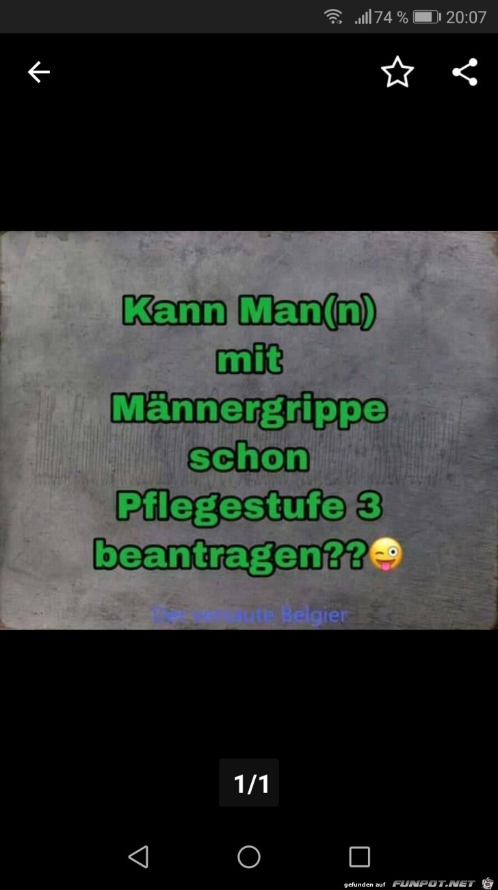 Männergrippe Männergrippe