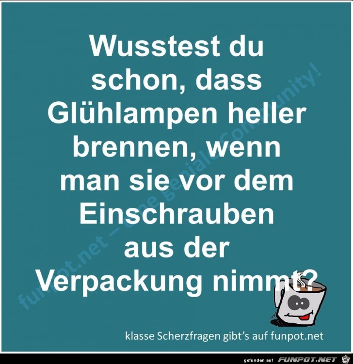 Scherzfrage Scherzfrage