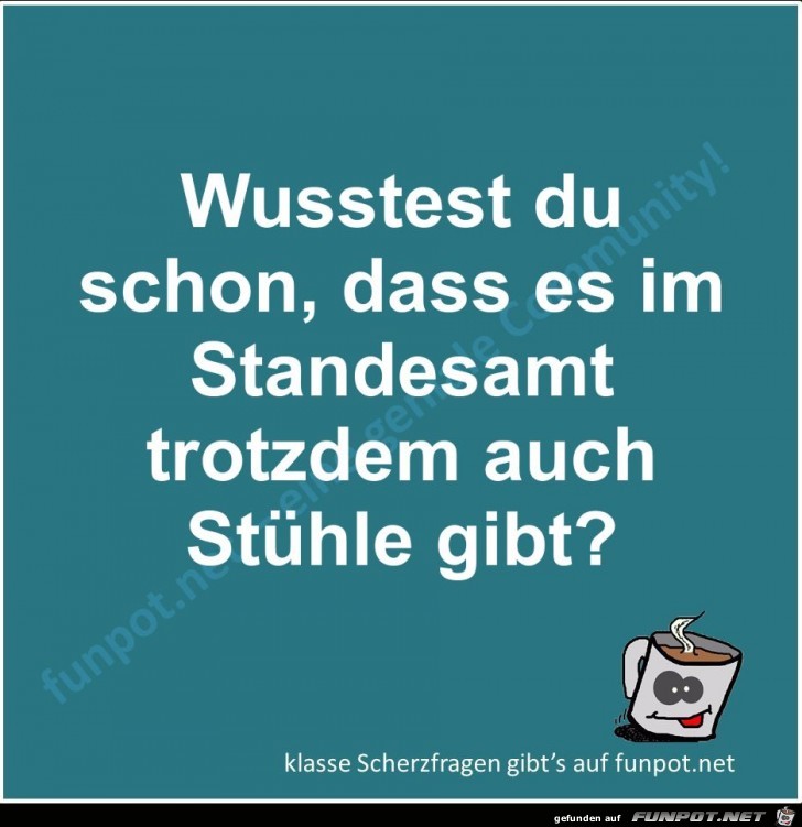 Scherzfrage Scherzfrage