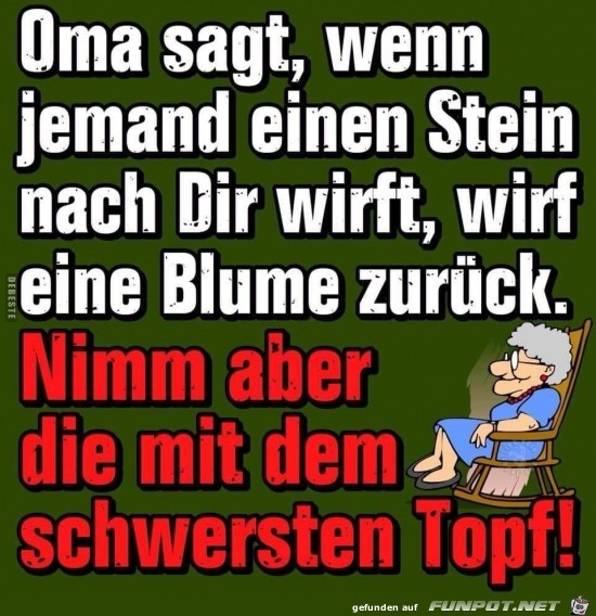 Oma sagt:..... Oma sagt:.....